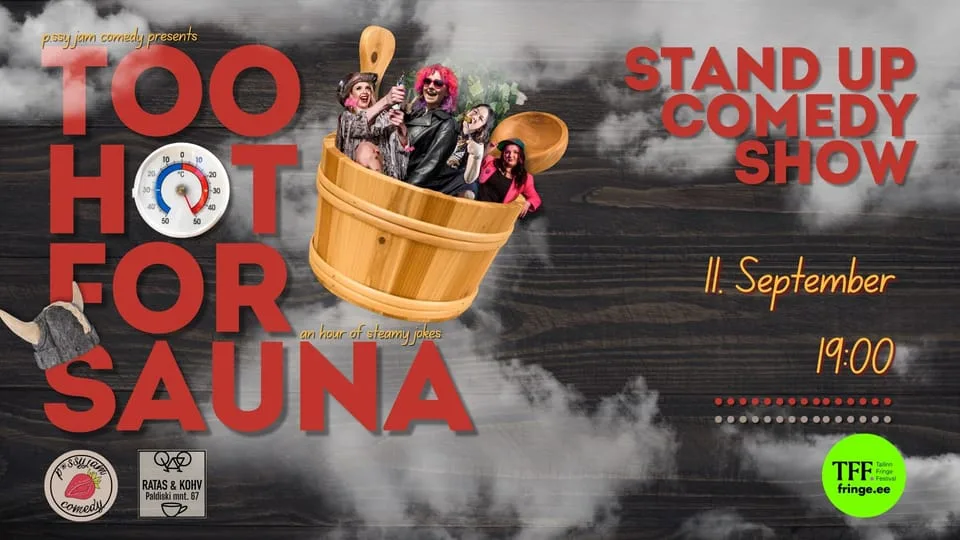Event artwork: Too Hot for Sauna