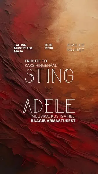 Рекламная обложка концерта «Sting × Adele»